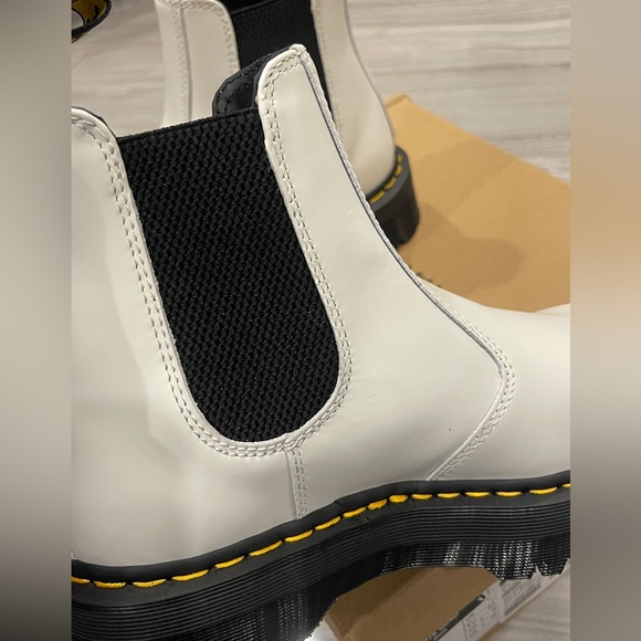 Dr. Martens 2976 Quad White Boots - Picture 6 of 9